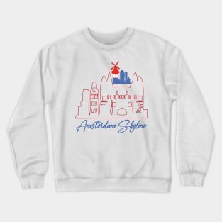 Amsterdam Skyline Crewneck Sweatshirt
